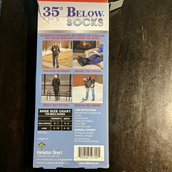 35° below socks NO MORE COLD FEET - Picture 2 of 4